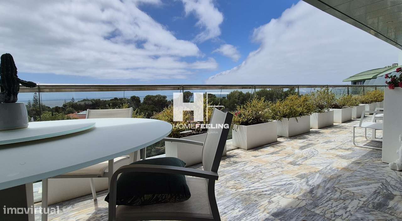 CASCAIS / PENTHOUSE 1.000M2 de frente para o MAR 10 estacionamentos-52