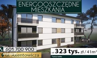 Mieszkania ENERGOOSZCZĘDNE ul.Axentowicza +parking