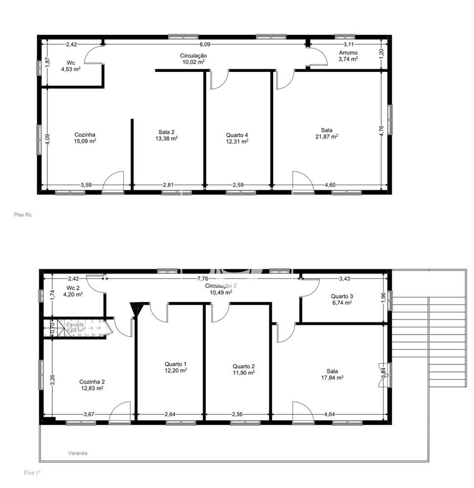 Andar Moradia T2+1 em Barroselas totalmente renovado (R/C)  com quinta-8