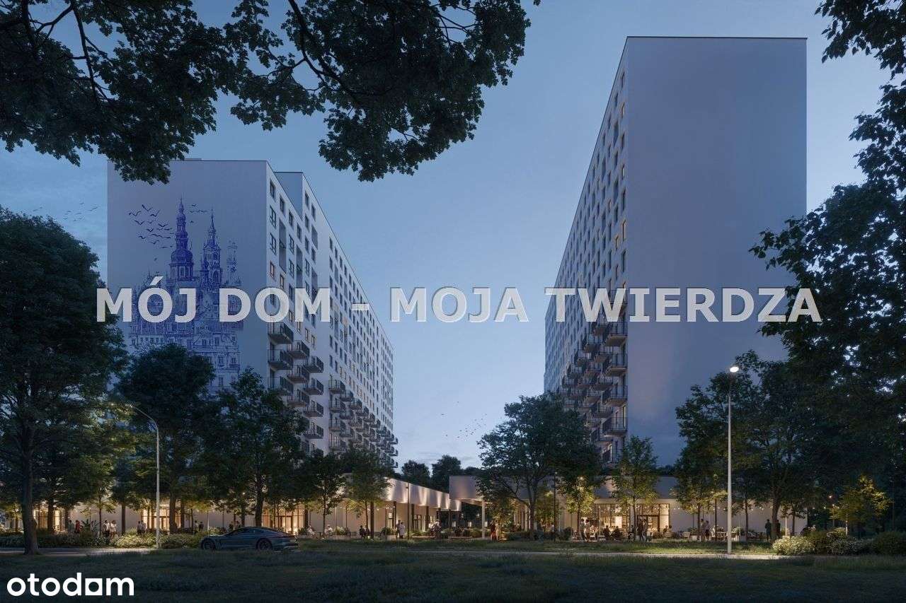 2-pokojowe mieszkanie z loggią na 10. piętrze — Kraków, 29. Listopada-4