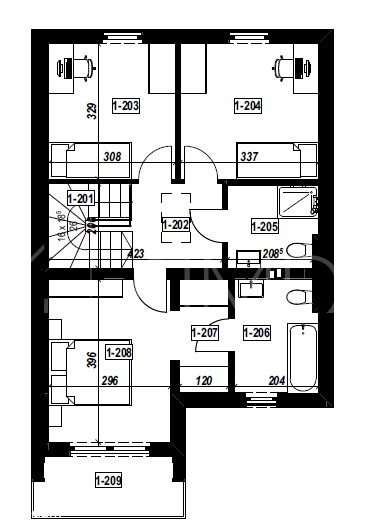 Nowy segment bliźniaka 114m² Garaż, ogródek-6