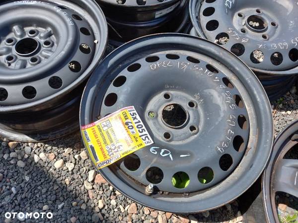 5x105 15 FELGI STALOWE OPEL CHEVROLET - 2