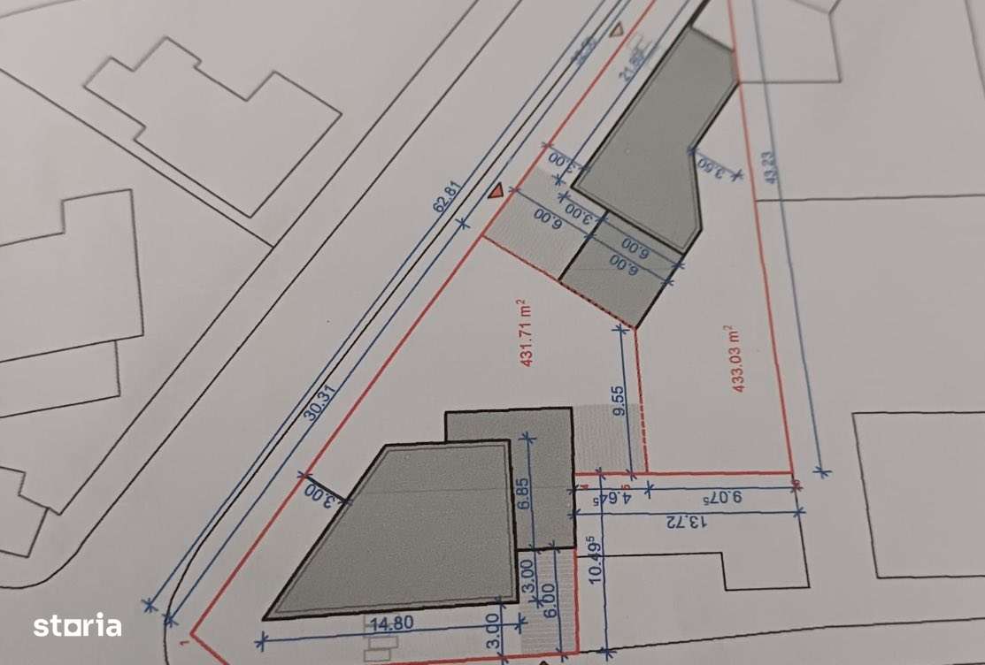 Teren 850 mp Calea Poplacii cu proiect pentru 2 case-6