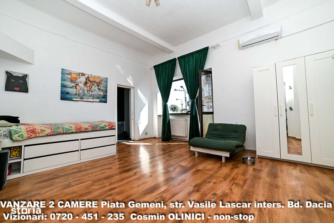 Vanzare 2 cam. DACIA, Piata Gemeni, str. V. Lascar, SU 68mp, ST. 94mp - Imagine principală: 1/20