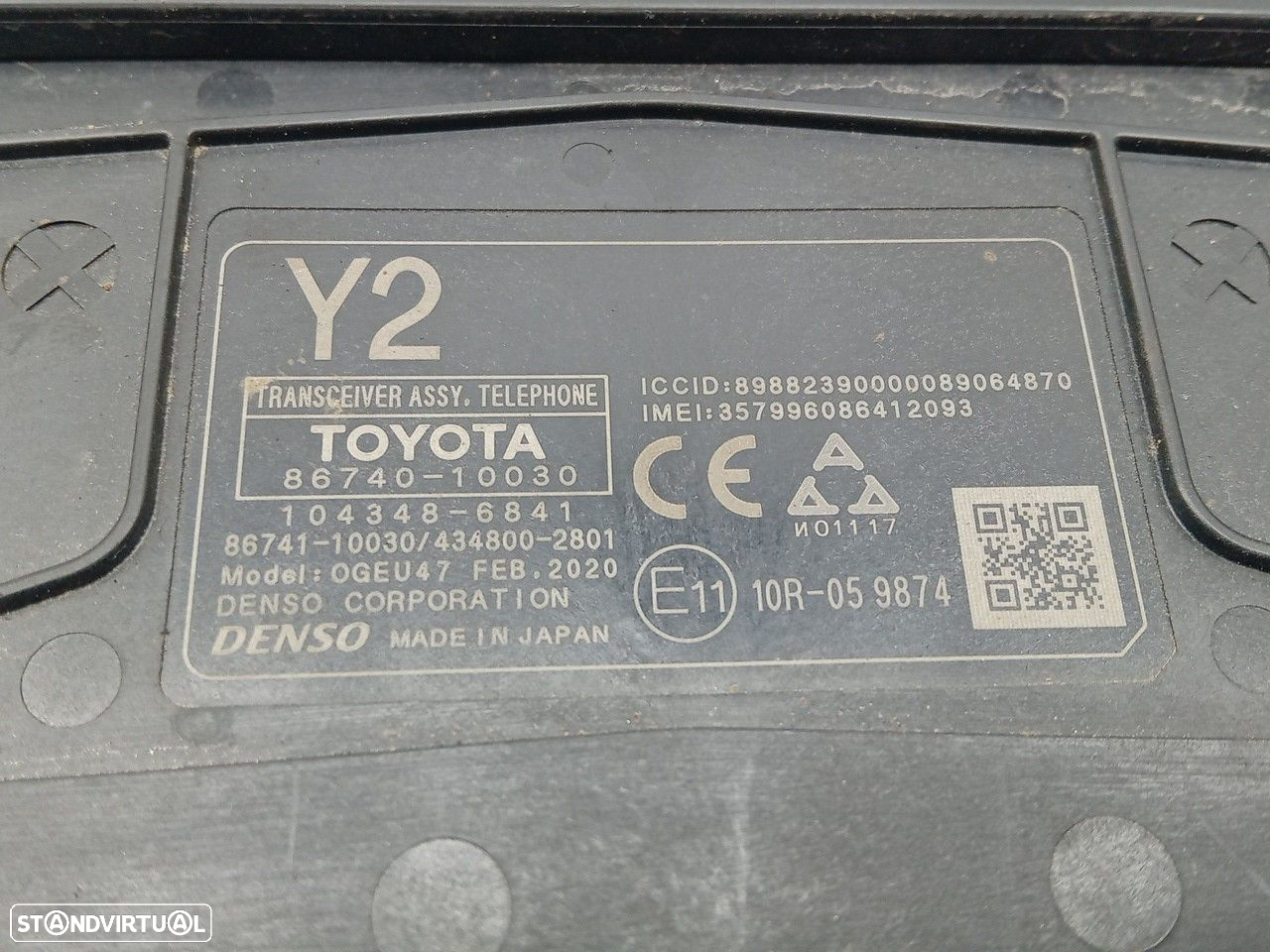 Módulo Eletrónico Toyota C-Hr (_X1_) - 4
