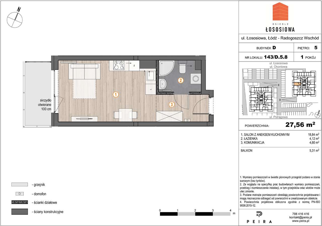Osiedle Łososiowa | mieszkanie 1-pok. | 143 - Pełny obrazek: 2/7