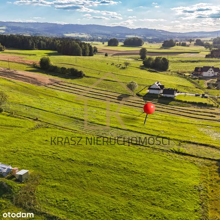 Działka widokowa 78 ar (27 ar budowlanych) -Skawa-5