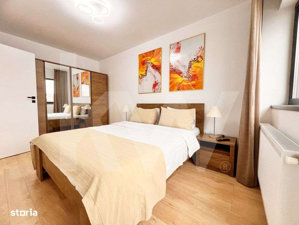 Ap. modern cu 3 cam. complet mobilat si utilat, doua bai+loc de parcar - Imagine principală: 5/16