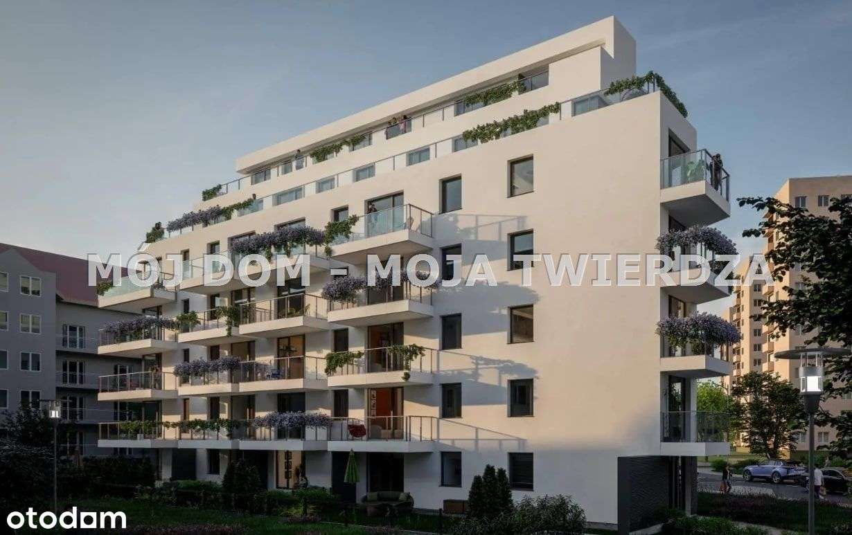 3-pokojowe mieszkanie na 4. piętrze z balkonem — Kraków, Prądnik Biały-1