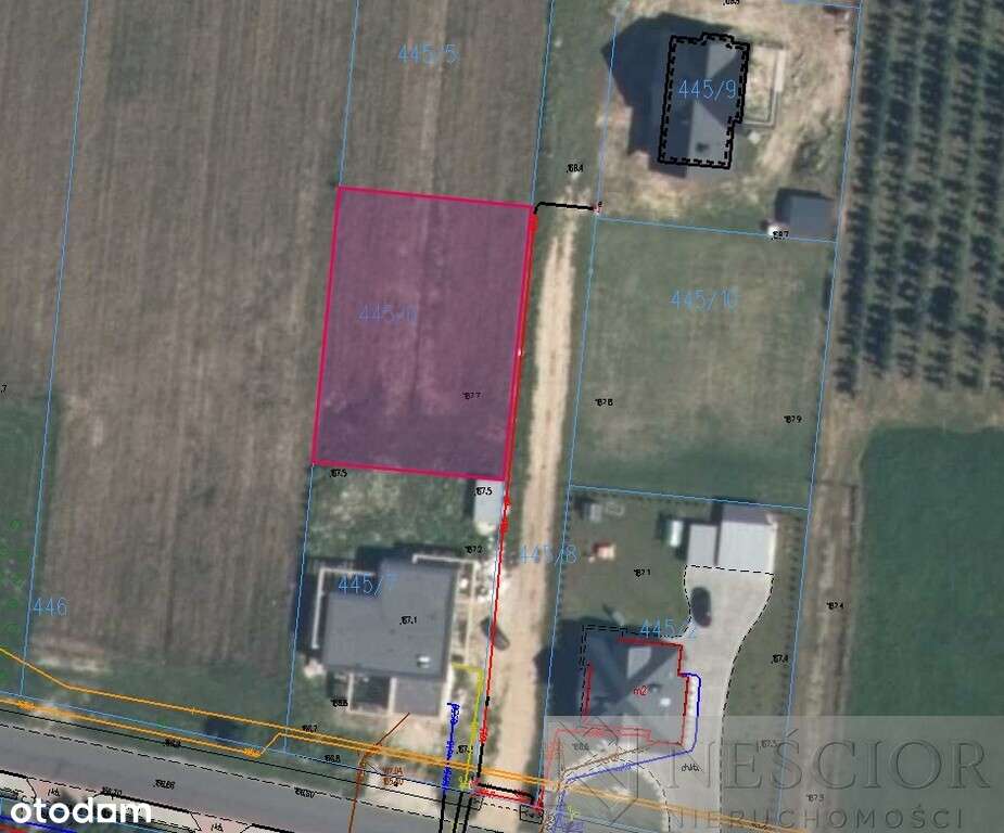 Dwie działki 816 m2 Stok Lacki ul Pałacowa - Pełny obrazek: 1/1