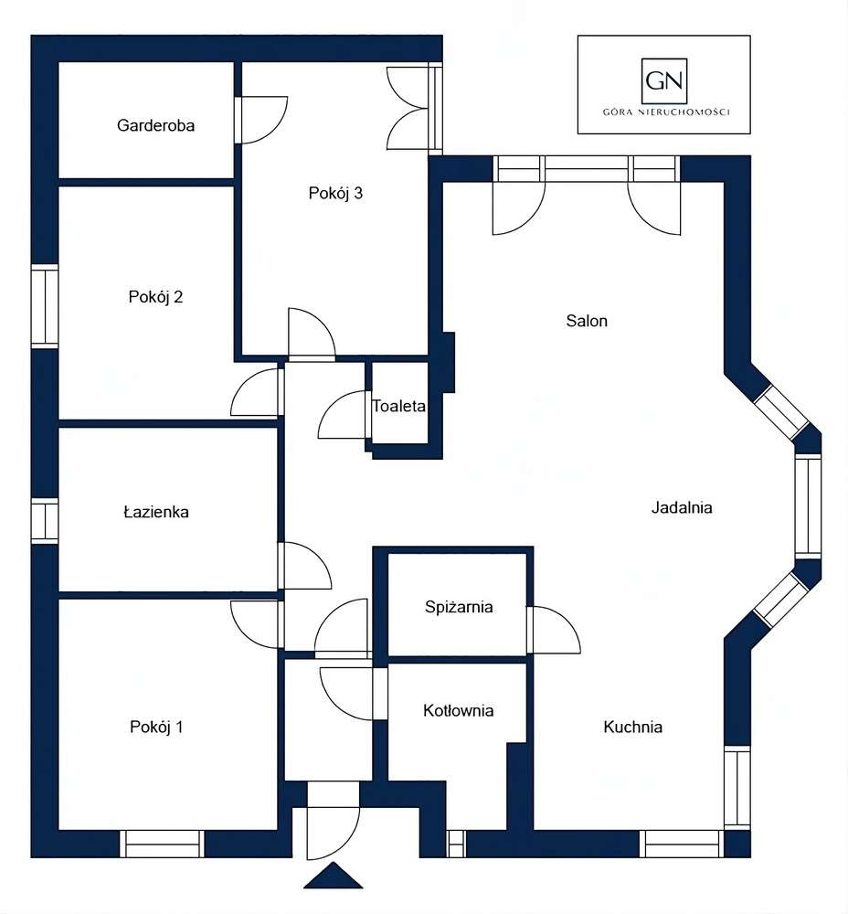 PARTEROWY DOM 130m2 | panele fotowoltaiczne | pompa ciepła-17