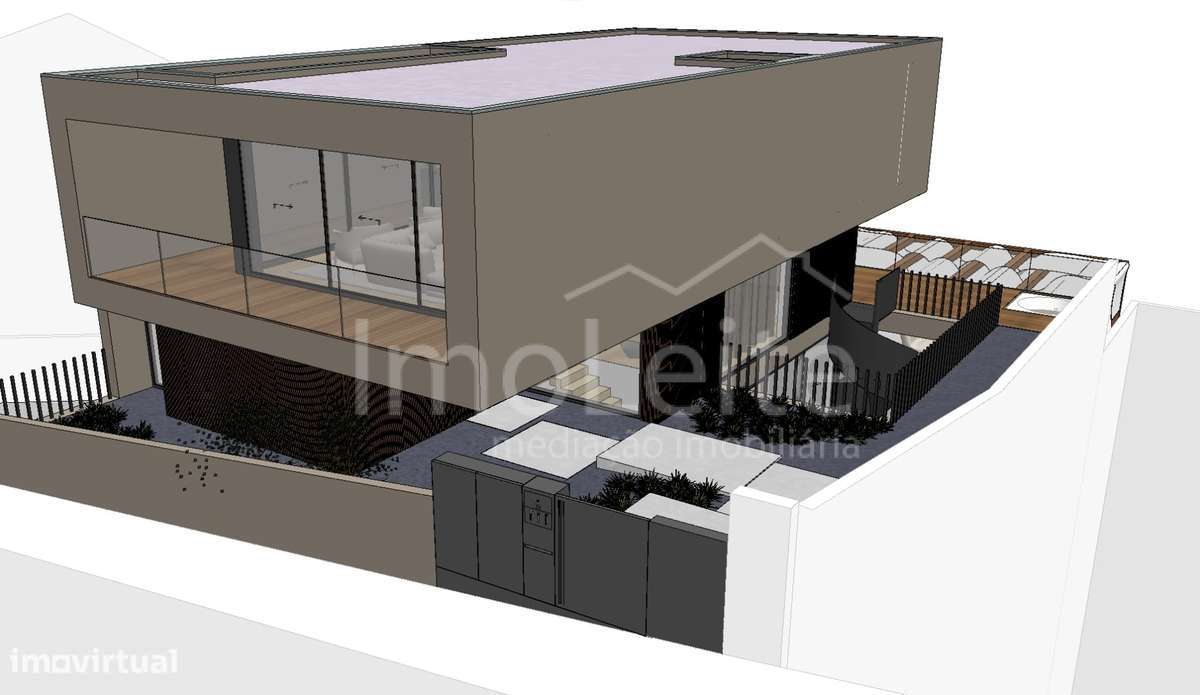 Lote Póvoa de Varzim Laúndos Projeto Aprovado - Grande imagem: 1/8