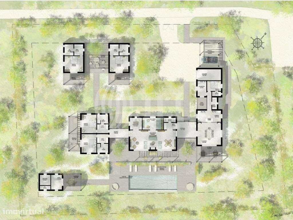 Terreno com projeto, em Brejos da Carregueira de Baixo, Grândola - Grande imagem: 4/19