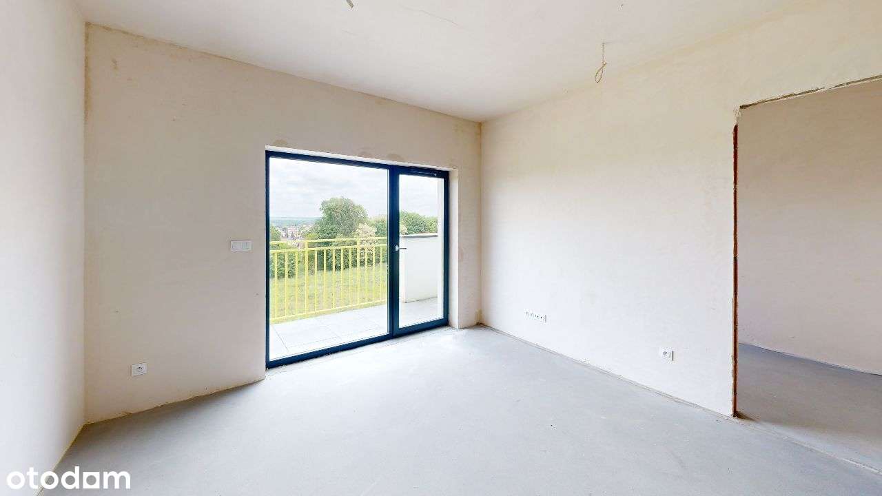 MIŁA Żory - 2 - pokojowe mieszkanie z balkonem w stanie deweloperskim - Pełny obrazek: 4/11