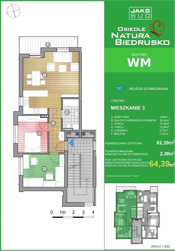 Mieszkanie 3-pojowe z balkonem w willi miejskiej - Pełny obrazek: 5/18