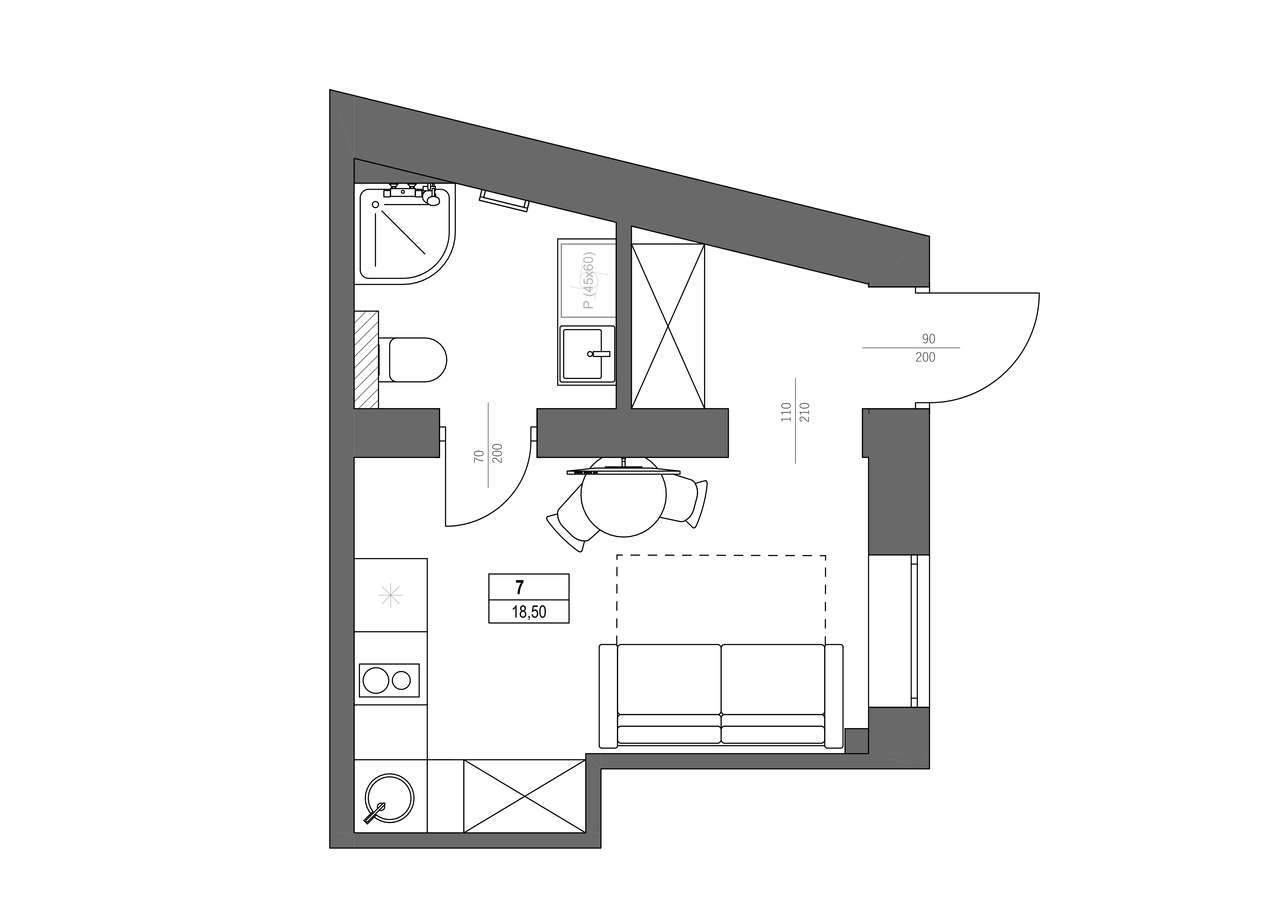 Mieszkanie w Centrum/ Zakopane Kamieniec - Pełny obrazek: 5/5
