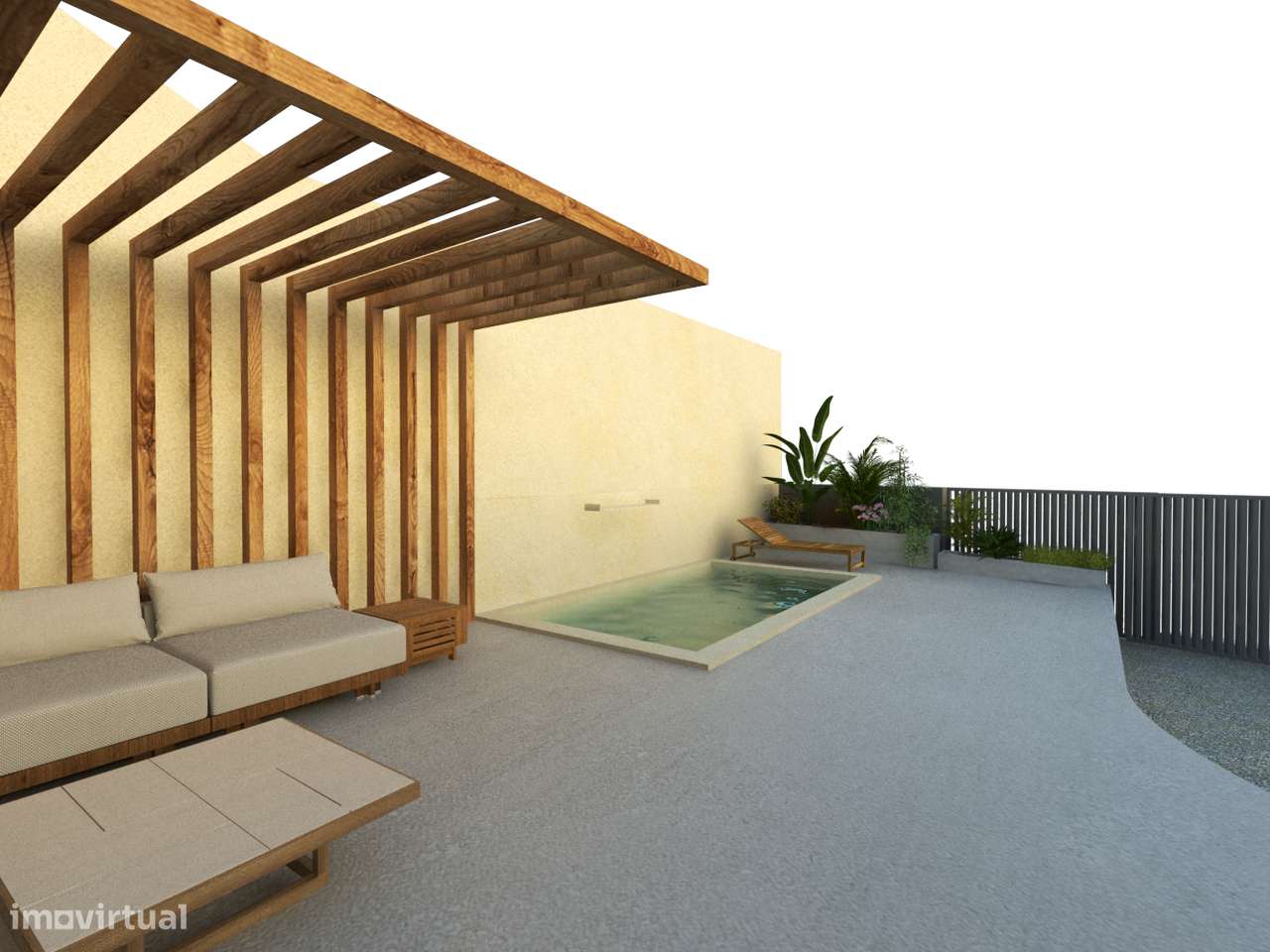 Moradia T1 com piscina e jardim em Sesimbra - Grande imagem: 5/13