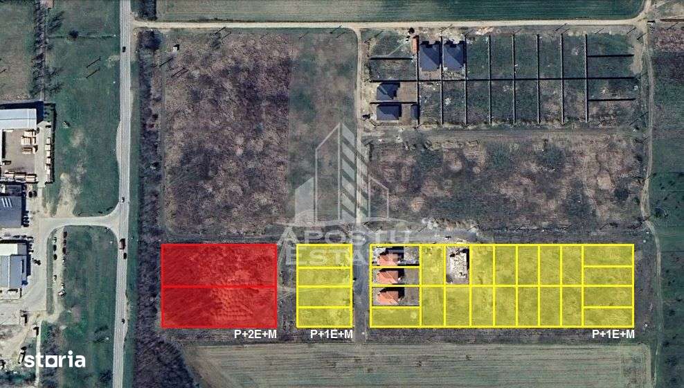 Parcele cu toate utilitatile,  617 si 670mp, PUZ NOU, Mosnita Noua - Imagine principală: 2/2