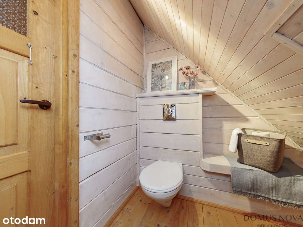 Dom z bala w stylu góralskim - las 1,5 ha-15