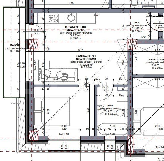 Aparament, 2 camere, 37mp, zona Beta Residence