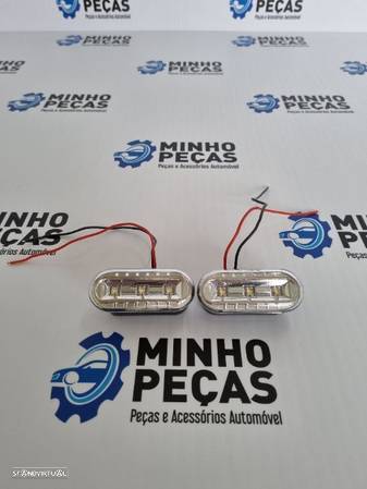 Piscas Laterais Led Cromados Vw Golf 3/4 - 2