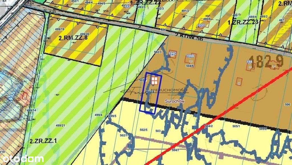 Surochów, działka z Wz-tką,-6