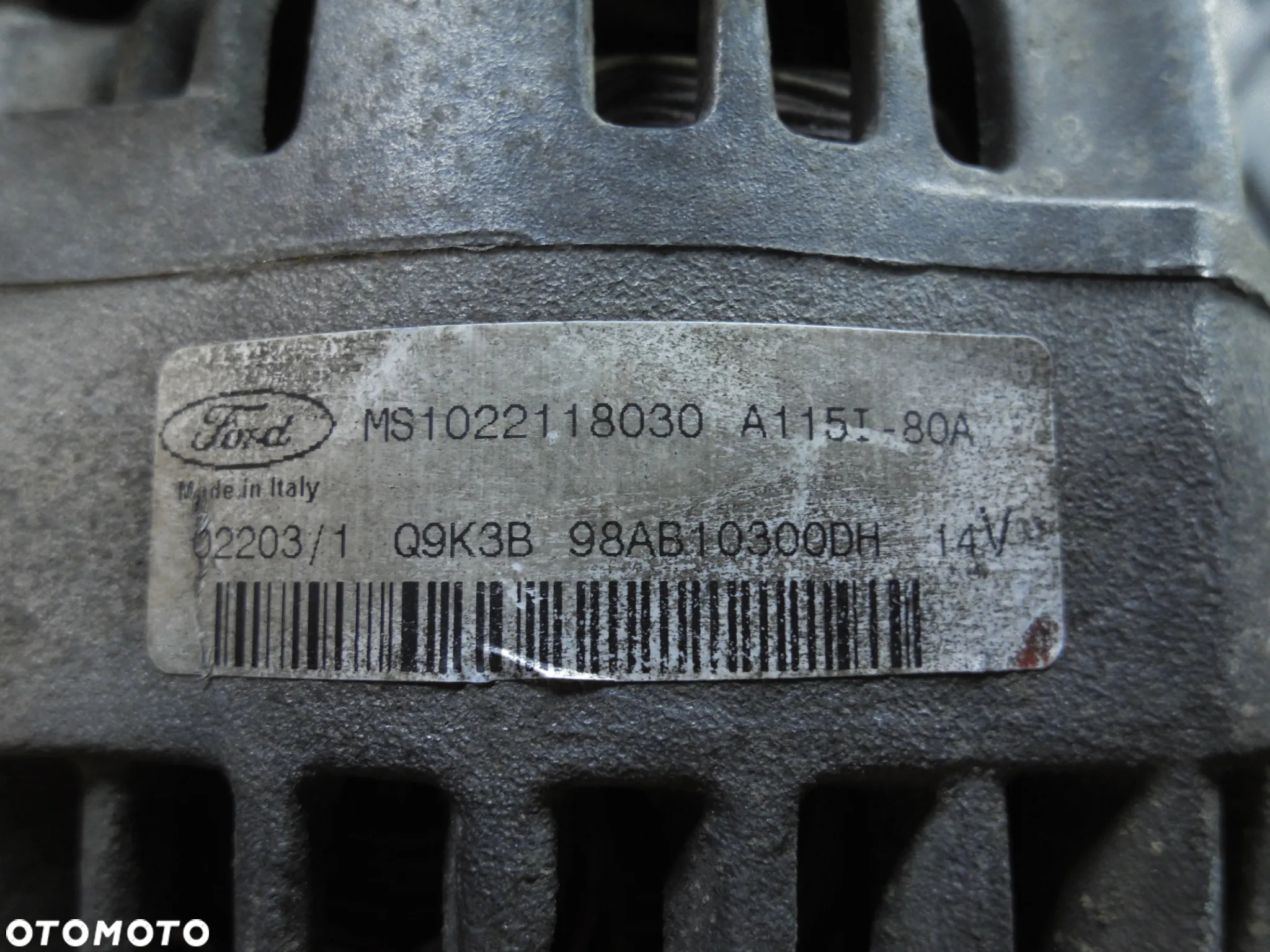 ALTERNATOR FORD FOCUS MK1 LIFT 1.8 16V 2.0 16V ORYGINAŁ 98AB10300DH - 2