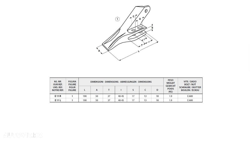 Dinti cupe miniexcavatoare - 6