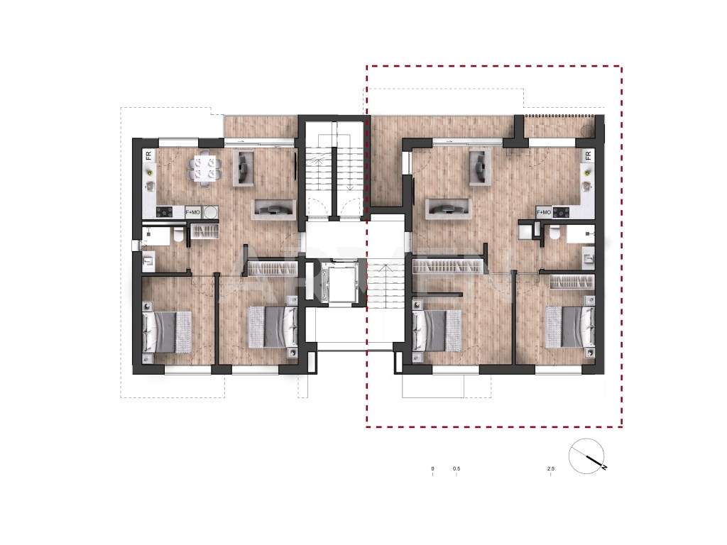 Apartamento T2 Novo com Lugar de Garagem - Urbanização do Condoal, ...-5