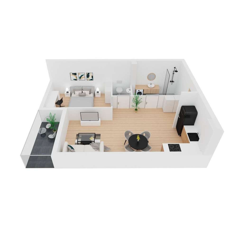 6.Dzielnica - Mieszkanie 6/M2a/6B - Pełny obrazek: 3/15