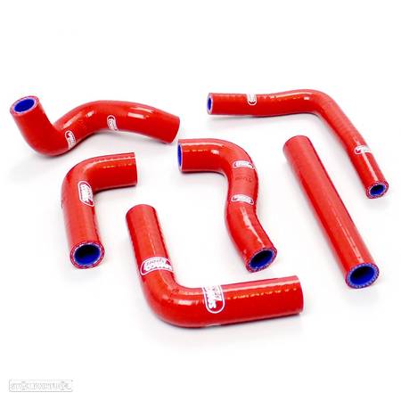 kit tubos radiador samco beta rr 250/300 vermelho - 1