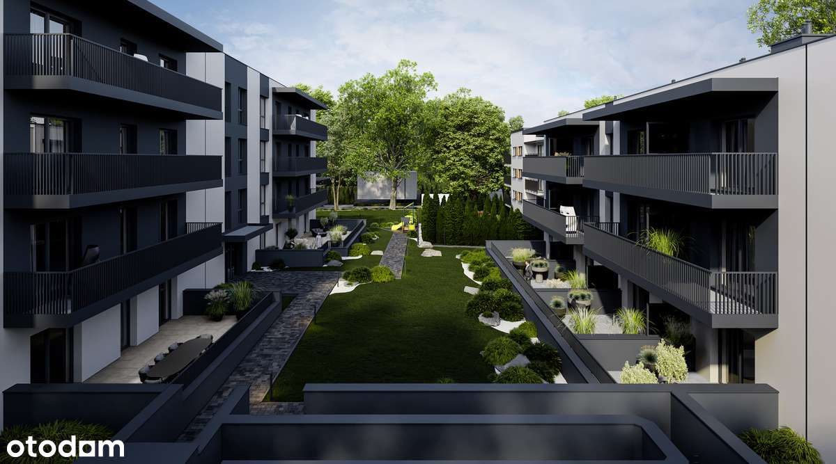 Nowoczesne 2 pokojowe mieszkanie z dwoma dużymi tarasami - 44,95 m2-5