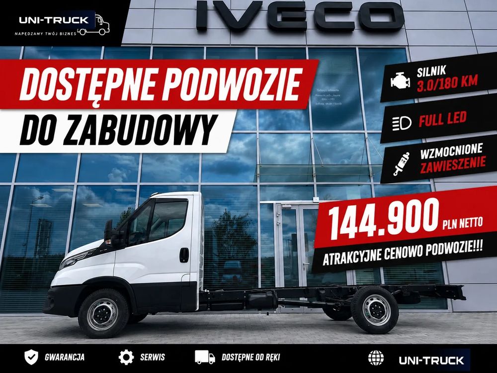 Iveco OKAZYJNE CENOWO PODWOZIA DO ZABUDOWY !!! Tu znajdziesz podwozie pod zabudowę-kontener,izoterma,skrzynka,firana