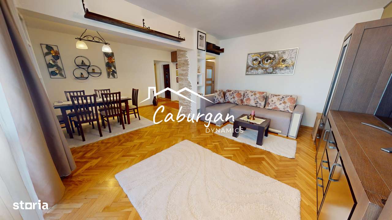 Ap cu 3 camere, 80mp utili+balcon, pivnita,renovat, Cal. Dumbravii-2