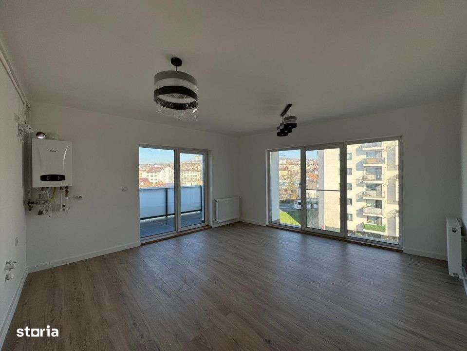 Apartament finisat 4 camere, 2 bai, 93,3 mp utili, etaj retras, Dambul - Imagine principală: 1/19
