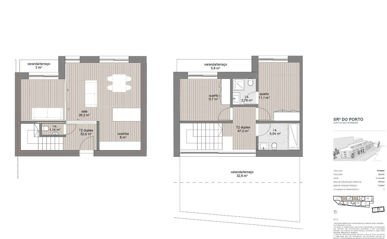 T2 Duplex – Terraço (em construção) – Prelada - Porto-8