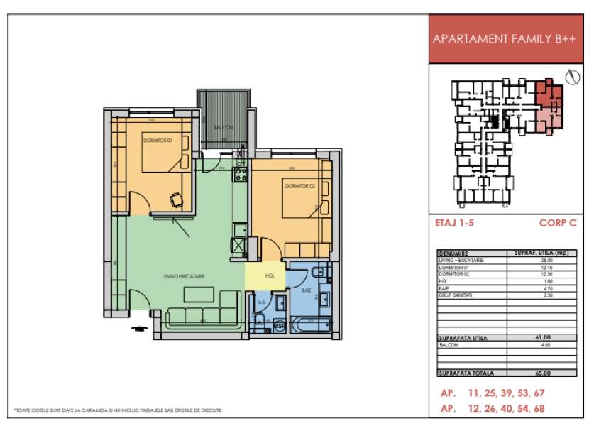 Apartament cu 3 camere - 62 mp - Metrou Berceni - Imagine principală: 4/4