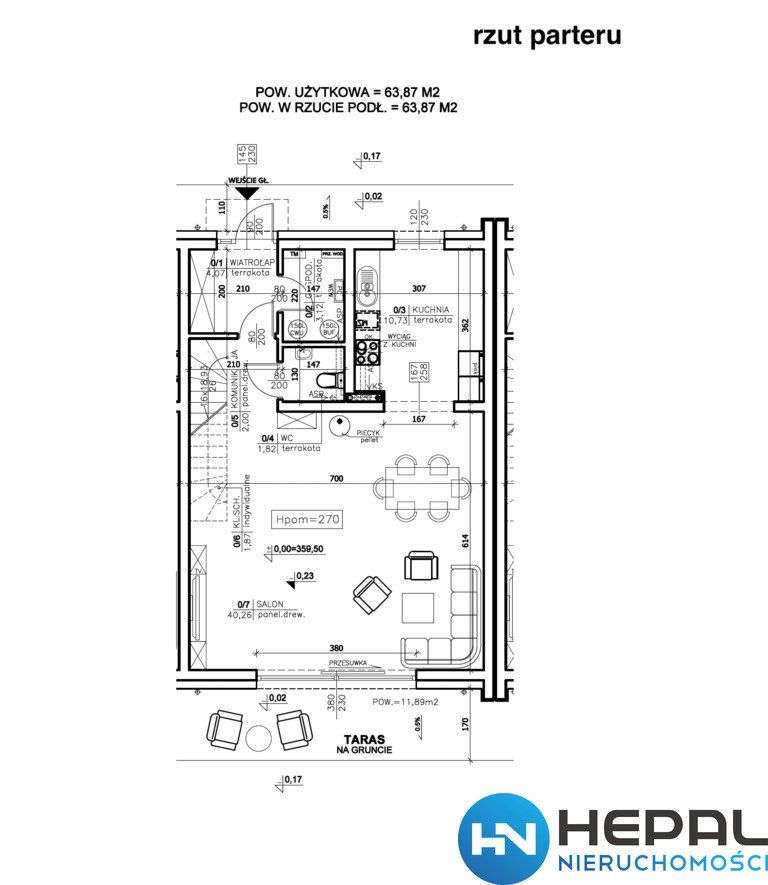 Nowoczesny dom 121,55 m² - Pełny obrazek: 4/6