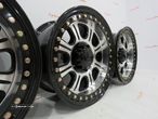 Jantes em alumínio com Beadlock Monstter Racing 17x9 ET-30 6x139.7 - 5