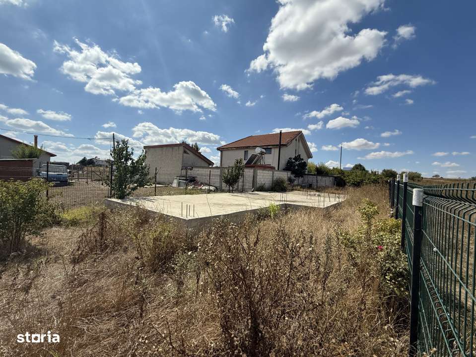 Oferta!!! Teren de vanzare Agigea ,  cu fundatie casa terminata. - Imagine principală: 3/5