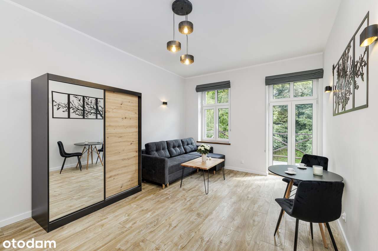 Nowa Ruda | ul. Piastów | 26,5 m² + taras 6 m² | Widok na park - Pełny obrazek: 5/9