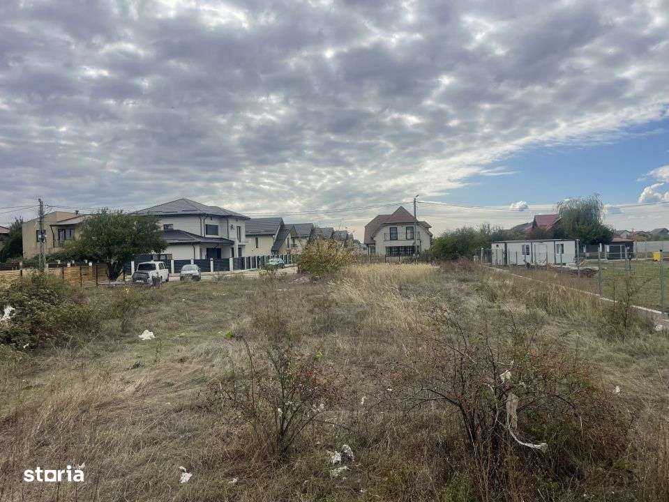 Domnesti, Drumul Targului, teren 3752 mp, 129ml x 29 ml, utilitati la-3