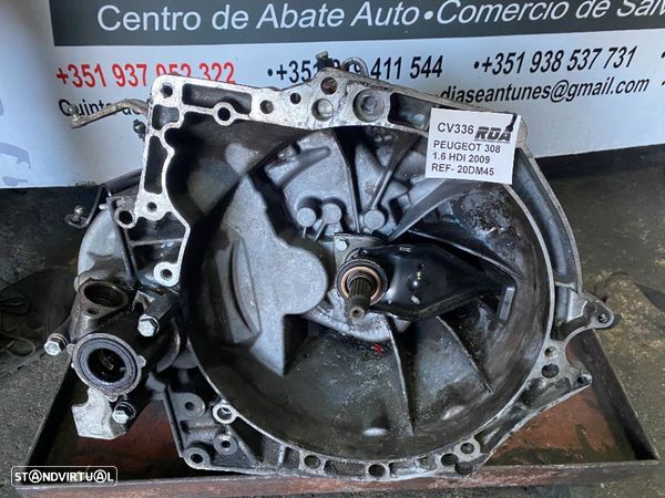 CV336 Caixa De Velocidades Peugeot 308 1.6 Hdi Ref- 20DM45 - 1