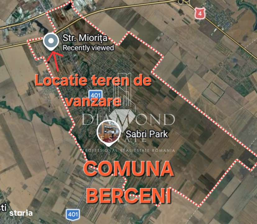 0% Comision | Teren intravilan 500mp Berceni - Strada Miorita dubla de-0