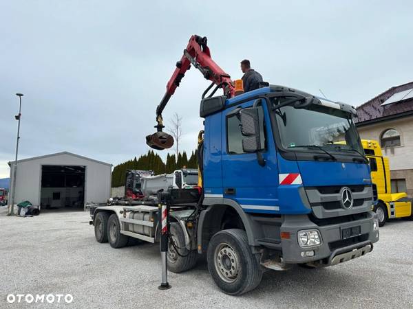 Mercedes-Benz Actros / 8x4 / Epsilon Palfinger / Meiller / Hakowiec / Żuraw / Niemiecki - 2