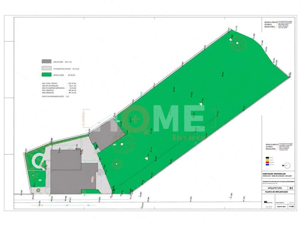 Moradia T3 independente, com garagem para 3 carros e 1257m2 de terr...-35