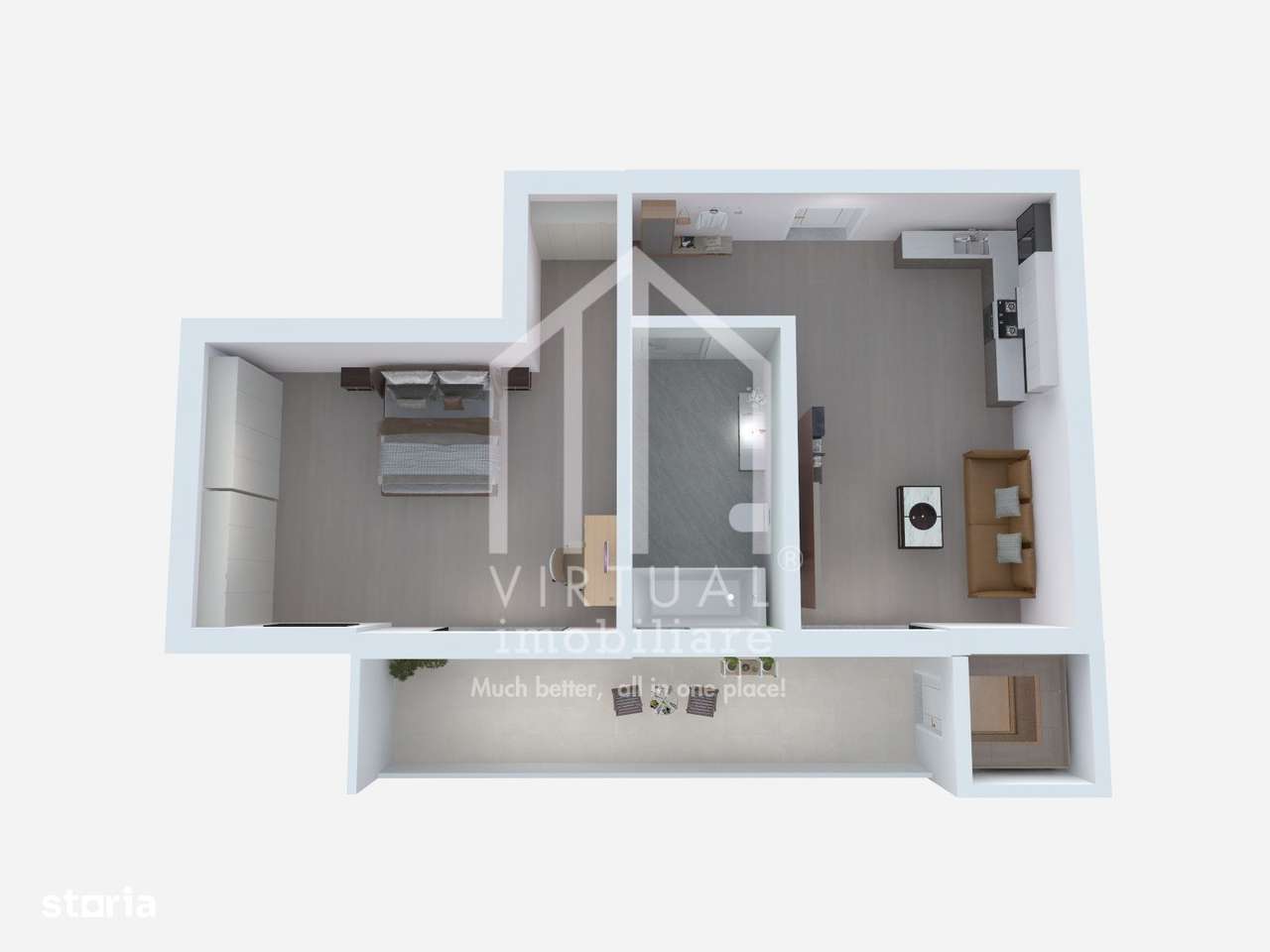 Apartament 2 camere - 39,81 mp utili + gradina 45 mp- Lacul lui Binder - Imagine principală: 4/14