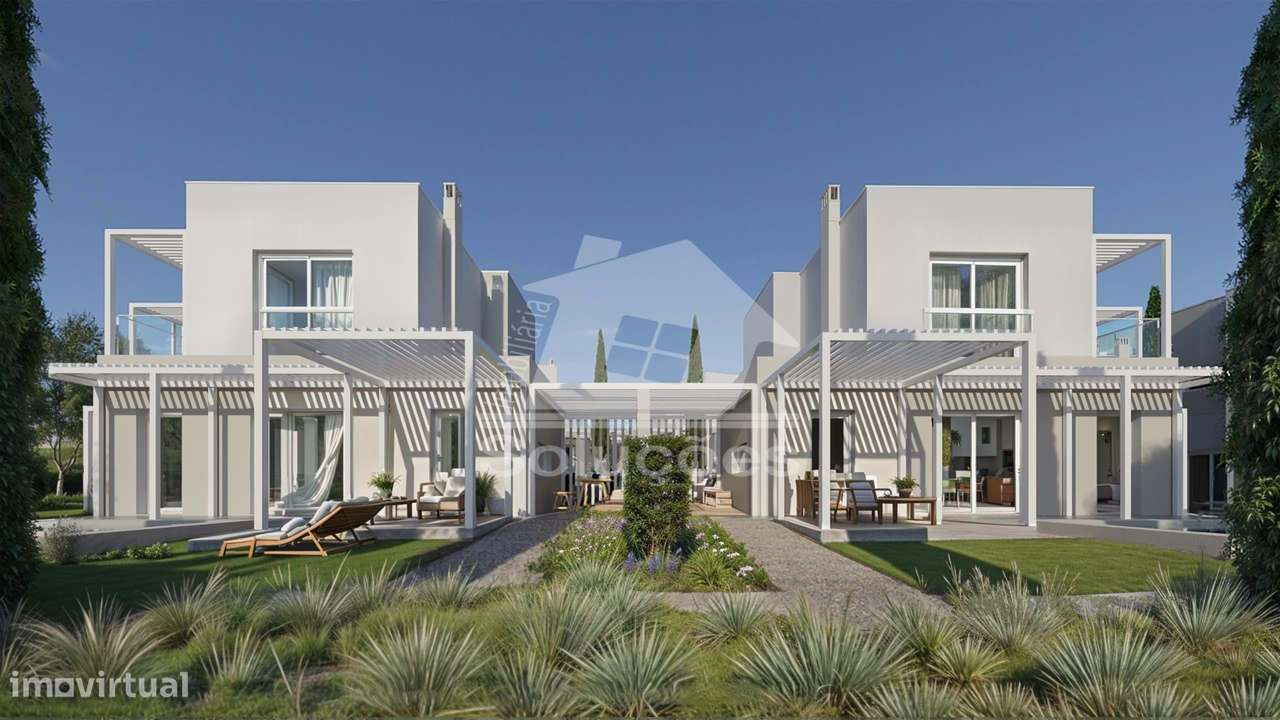 Moradia geminada T2+1 quartos com piscina privada no Silves Golf Resor - Grande imagem: 4/12