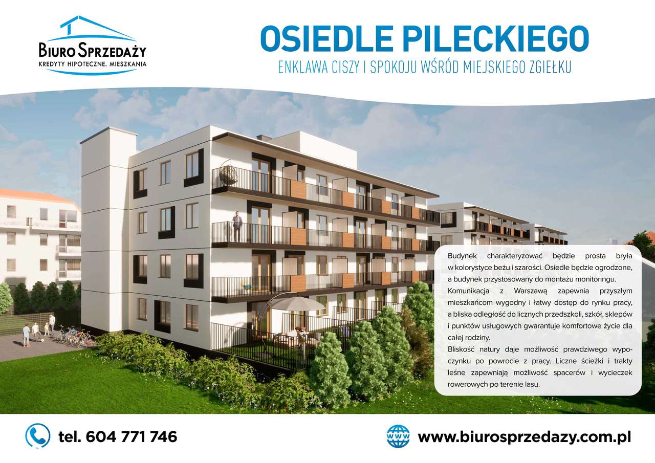3 POKOJE Z BALKONEM - GOTOWE DO WYKOŃCZENIA - Widok 3