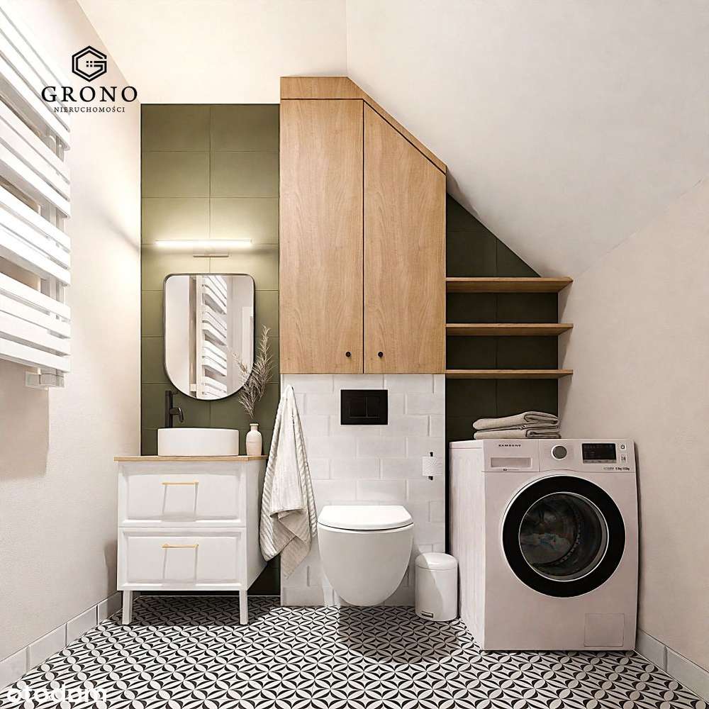 Bezczynszowa kawalerka z ogródkiem i kominkiem!-3